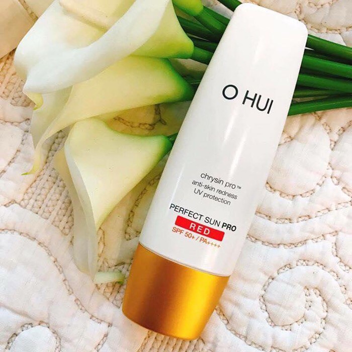 Kem Chống Nắng Ohui Day Shield Perfect Sun Red 50ml SPF 50+/PA+++ Chống Tia Tử Ngoại UVA &amp; UVB, Nâng Tông Cho Làn Da Sán