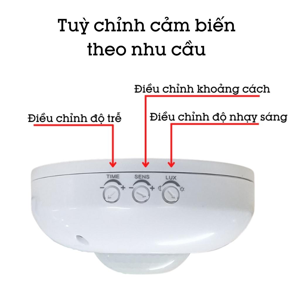 Công tắc cảm biến hồng ngoại thông minh lắp nổi gắn trần tự động bật tắt đèn HP003