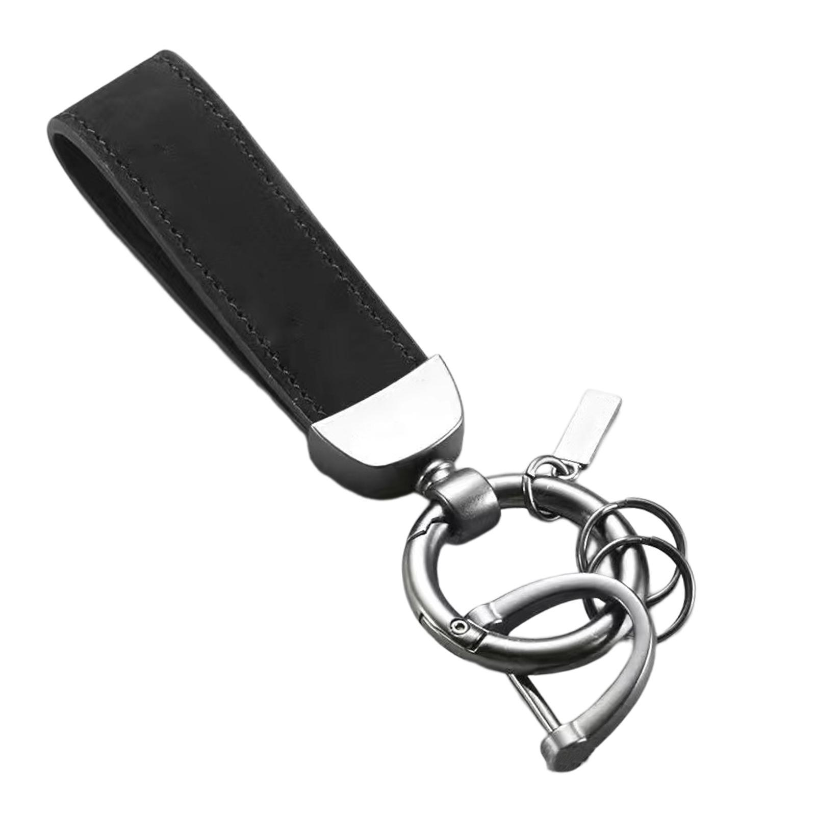 PU Leather Keychain Decor Gift Key  Clip for Backpack Purse Handbag