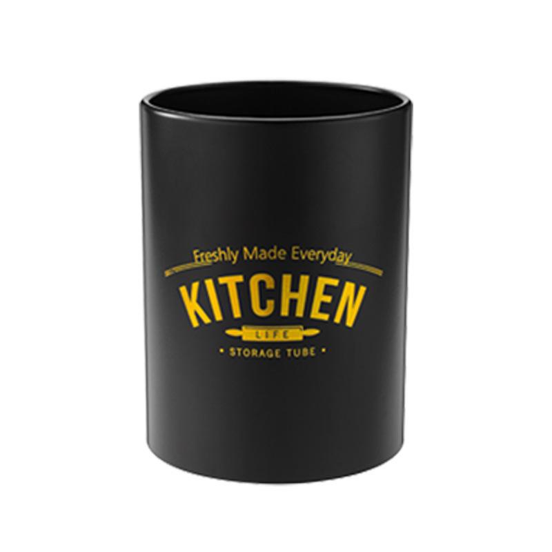 Nấu Ăn Nhà Bếp Tiện Dụng Bộ Chịu Nhiệt Độ Cao Không Dính Ốp Nồi Dụng Cụ Với Tay Cầm Bằng Gỗ Màu Trắng Sữa & Đen