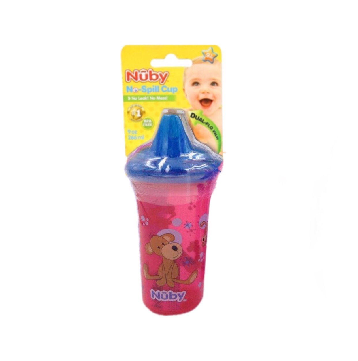 [ 813-Nuby ] Bình uống nước mỏ vịt, dung tích 266ml