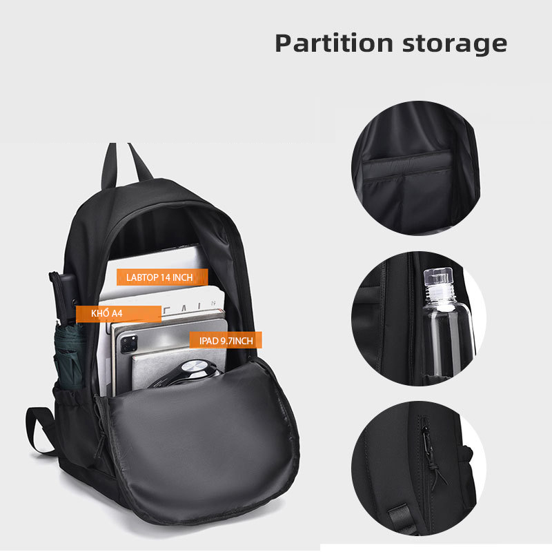 Balo thời trang phong cách Hàn Quốc dày dặn chống thấm nước dùng cho đi học, đi chơi - BEE GEE – BLTT9142