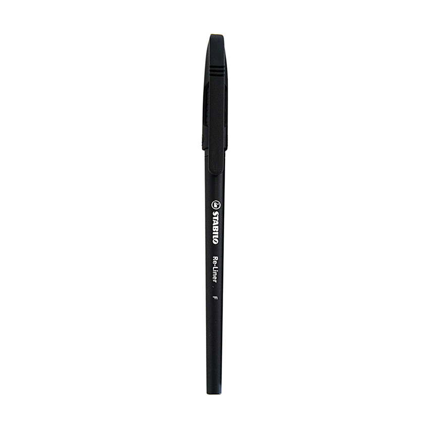 Bút bi Stabilo Re-Liner BP868F 0.7 mm - Đen