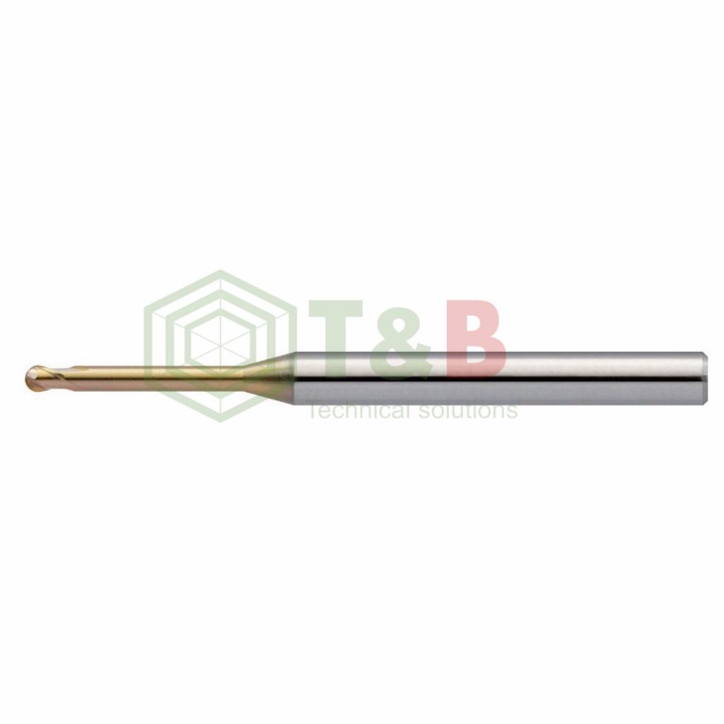 Dao Cầu Cổ Dài R1.5 x 10 x 60 L Union Tool Model HSLB2030-100,Dao phay ngón gia công sau nhiệt