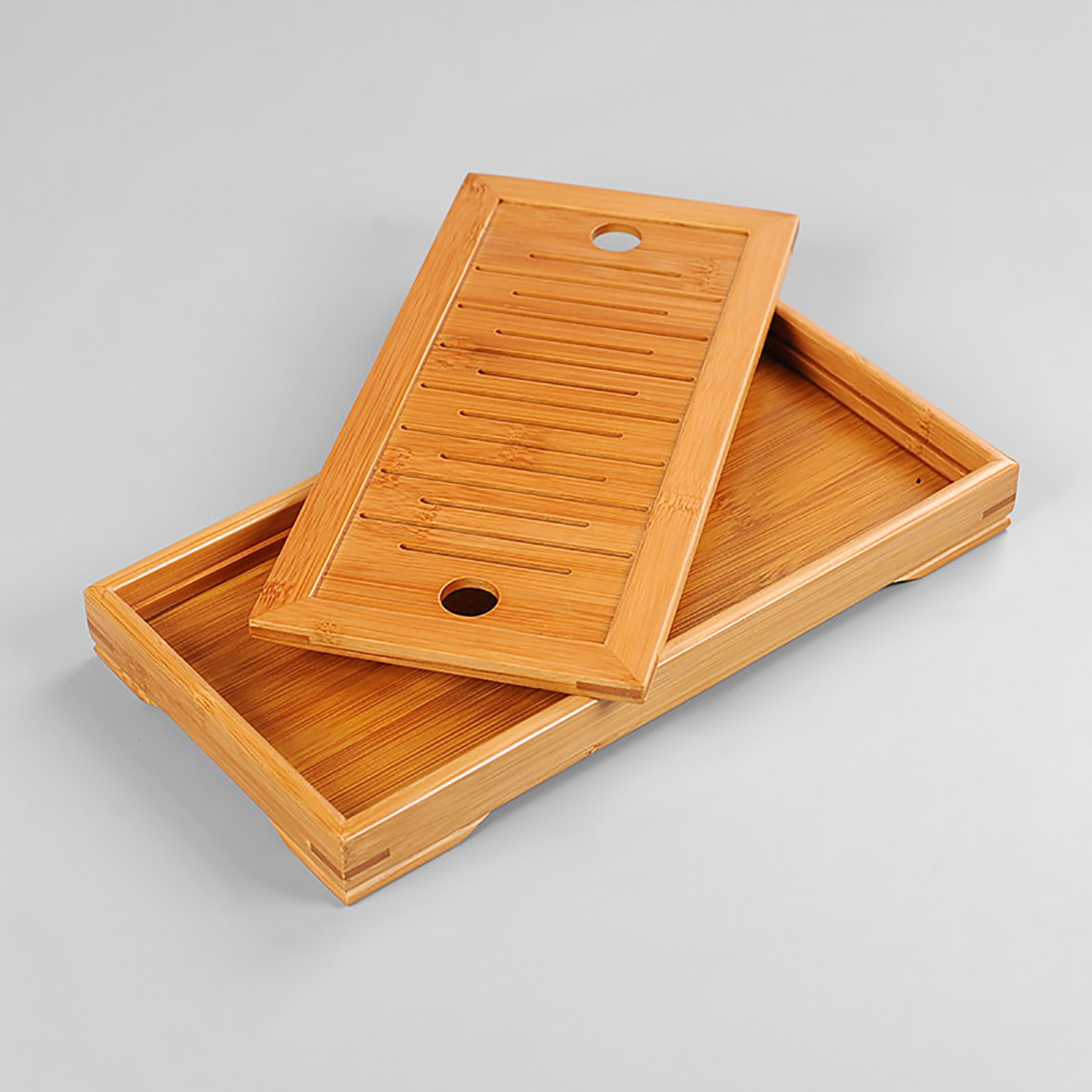 Khay Phục Vụ Trà Nhỏ Bằng Tre Đĩa Trà Gongfu Trung Quốc Dành Cho Bàn Văn Phòng Tại Nhà
