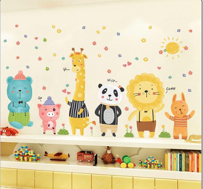 DECAL DÁN TƯỜNG VƯỜN THÚ SỐ 7
