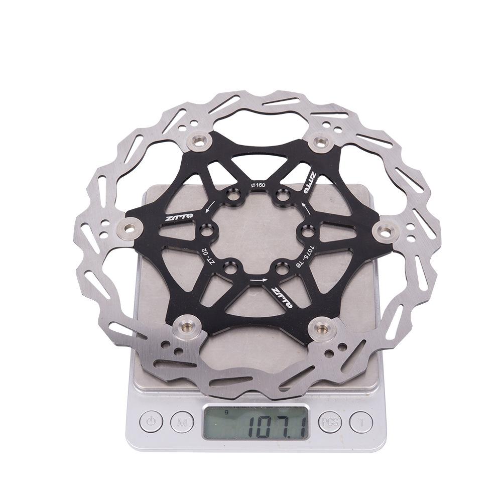 Bánh xe đạp phanh đĩa 180mm/160mm Rotor bằng thép không gỉ