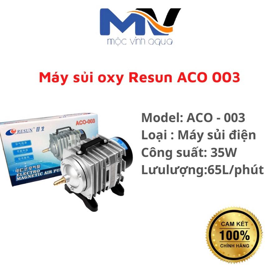 Máy sục sủi thổi khí oxy hồ cá Resun ACO-001/ ACO-003/ ACO-004/ ACO-006/ ACO-008