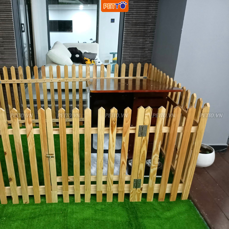 Nhà Gỗ Độc Đáo Cho Chó Mèo DH006
