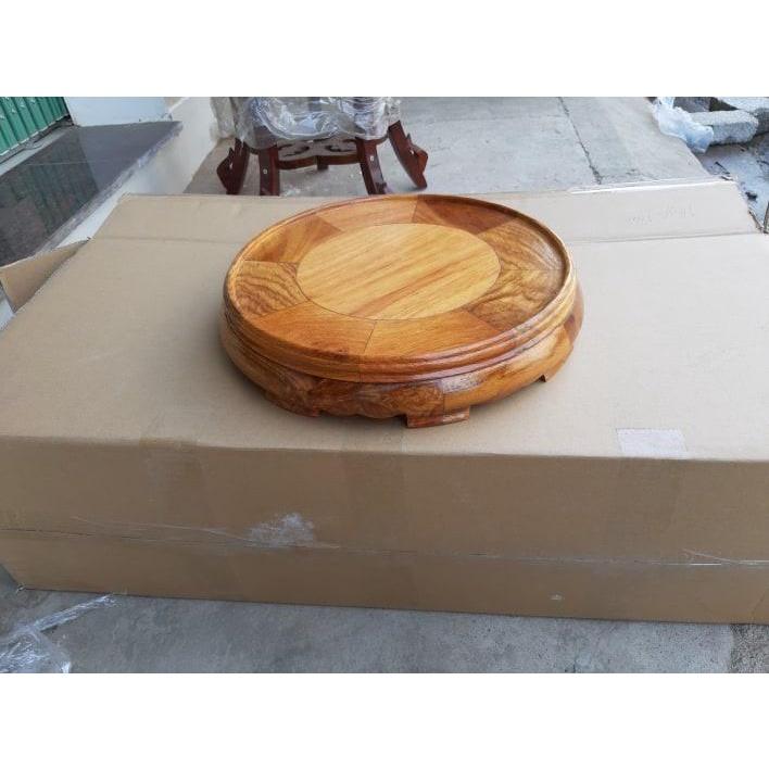Đế gỗ hương mặt 30cm thích kê các vật dụng