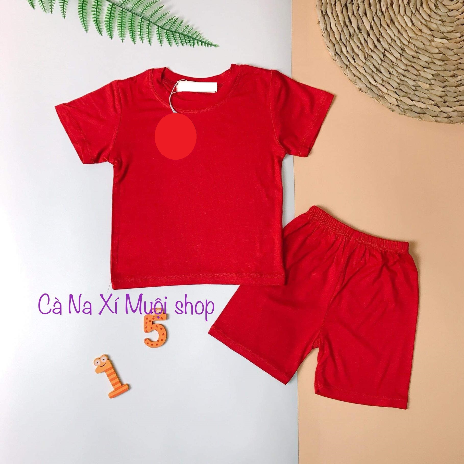 Bộ Minky Mom Ngắn Tay Thun Lạnh Hoạ Tiết Dể Thương Cho Bé Gái Bé Trai, Đủ Màu