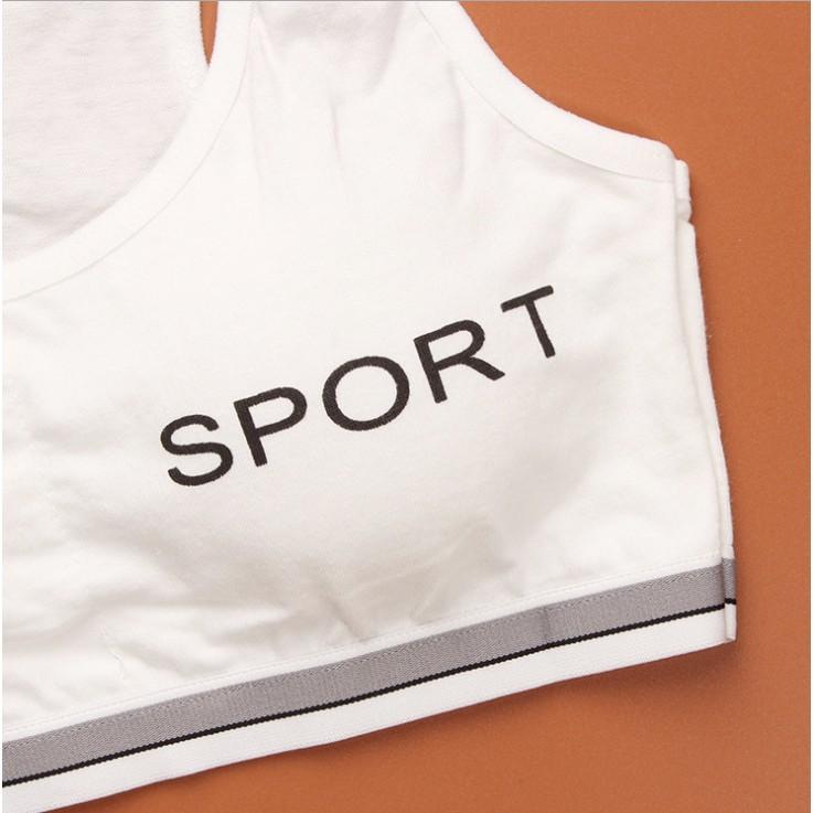Bra / Áo Lá Học Sinh Mút Mỏng Sport Xuất Hàn Hàng Loại Đẹp.