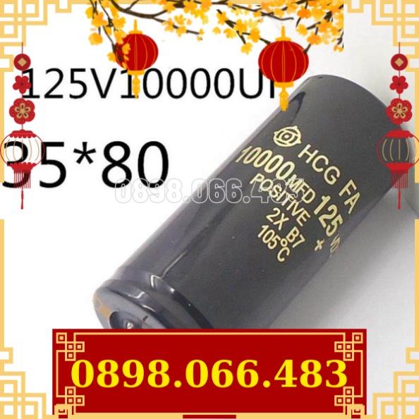 1 Chiếc Tụ Điện Điện Phân Nhôm 125V 10000Uf Mới Có Thể Thay Thế Tụ Âm Thanh 120V 100V 35X80Mm mới về