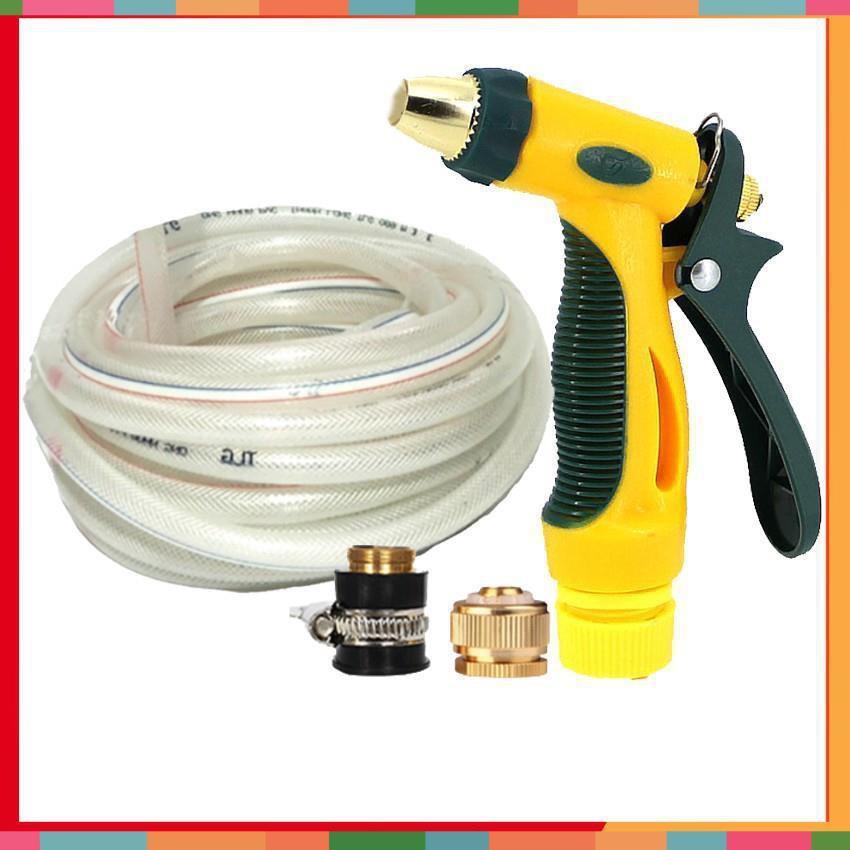 Bộ dây vòi xịt nước rửa xe, tưới cây tăng áp 3 lần,loại 20M  206317