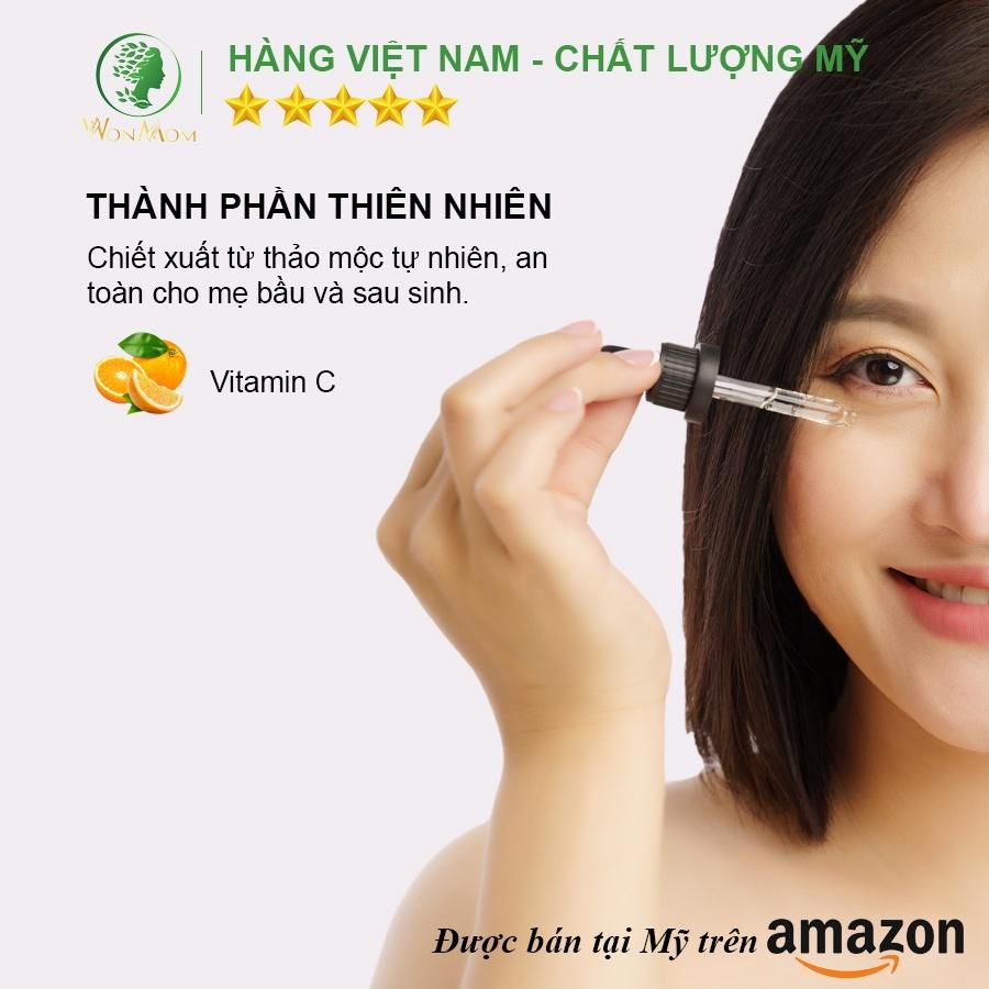 Serum Vitamin C Giúp Trắng Hồng, Tái Tạo Da Mặt Wonmom 20ml