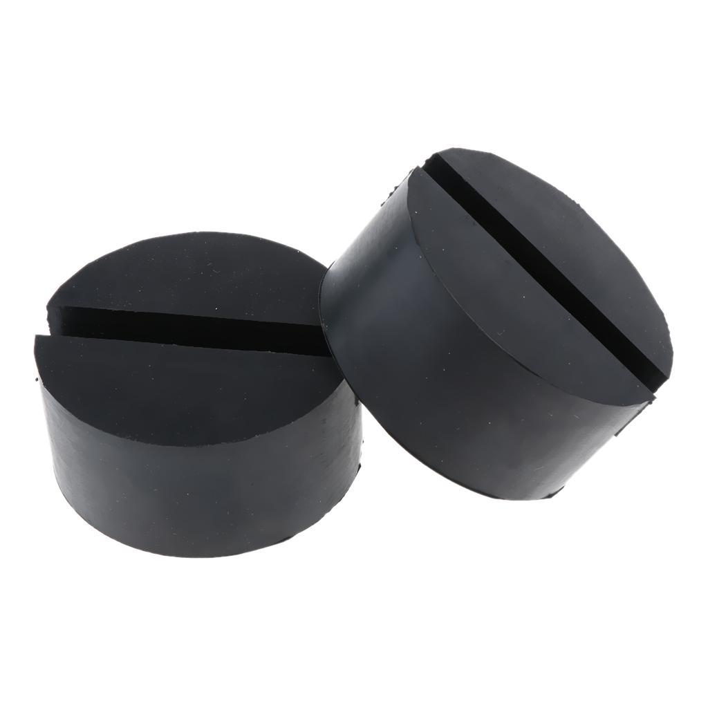 2 Pieces Car Jack Rubber Pad for Car Jack Trolley Jack, Universal