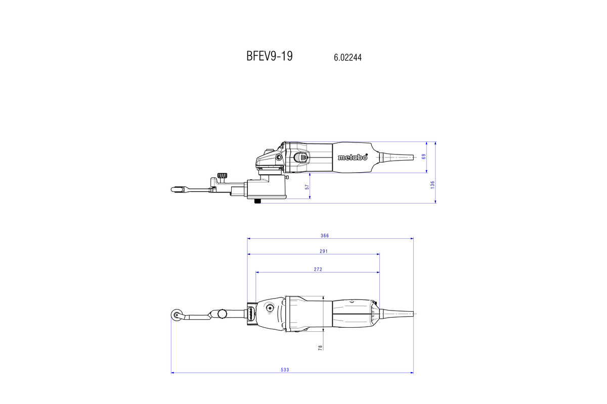 Máy Chà Nhám Đai Metabo BFE 9-20 SET