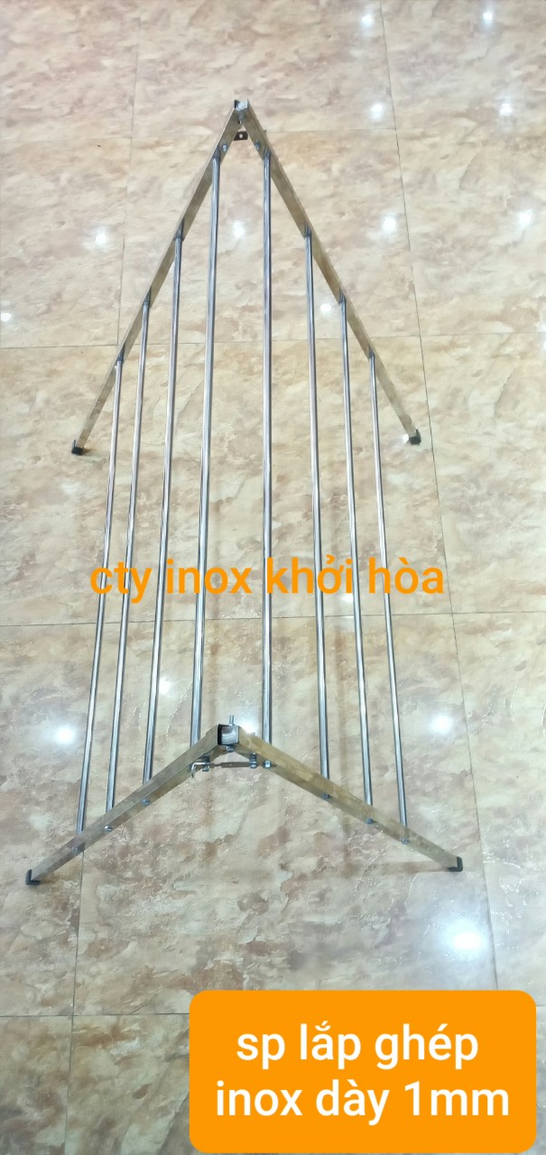 giàn vắt khăn thông minh lắp ghép inox