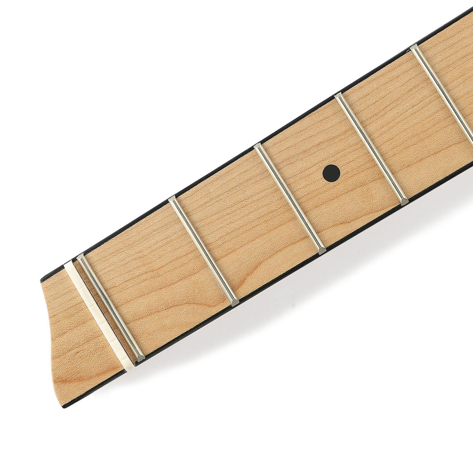 25 Frets Guitar Neck Electric Guitar Neck 6 Strings for DIY Guitar Travel Guitar