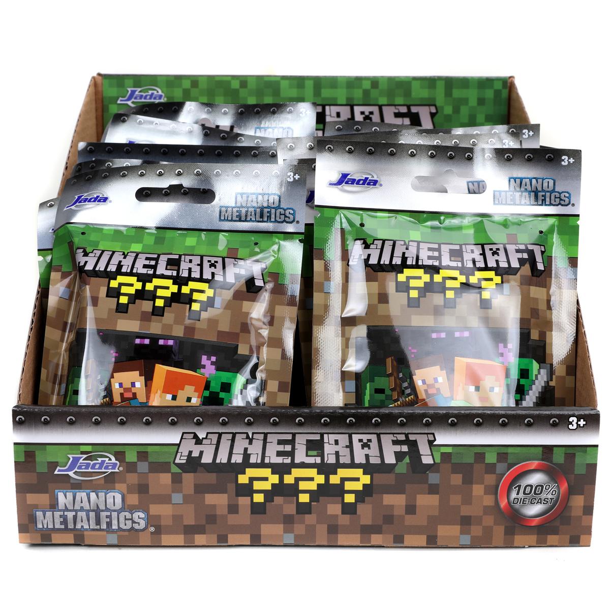 Đồ Chơi Mô Hình Sưu Tầm Minecraft 1.65 Inch - Nano Metalfigs Blind Bag - Jada Toys (Bao Bìa Giao Ngẫu Nhiên) (Mẫu Sản Phẩm Bên Trong Là Ngẫu Nhiên)