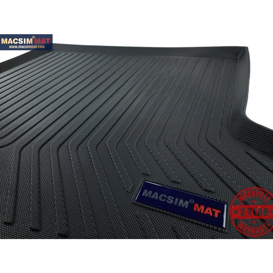 Thảm lót cốp xe ô tô MAZDA CX5 2017+nhãn hiệu Macsim chất liệu TPV cao cấp màu đen (246)