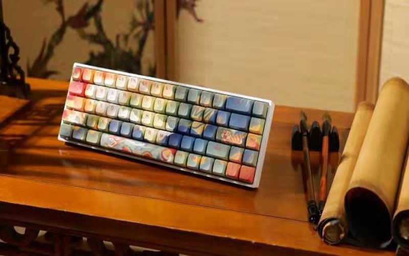 Bàn phím cơ không dây Dual Mode Newmen GM680 Jungle - Hàng Chính Hãng
