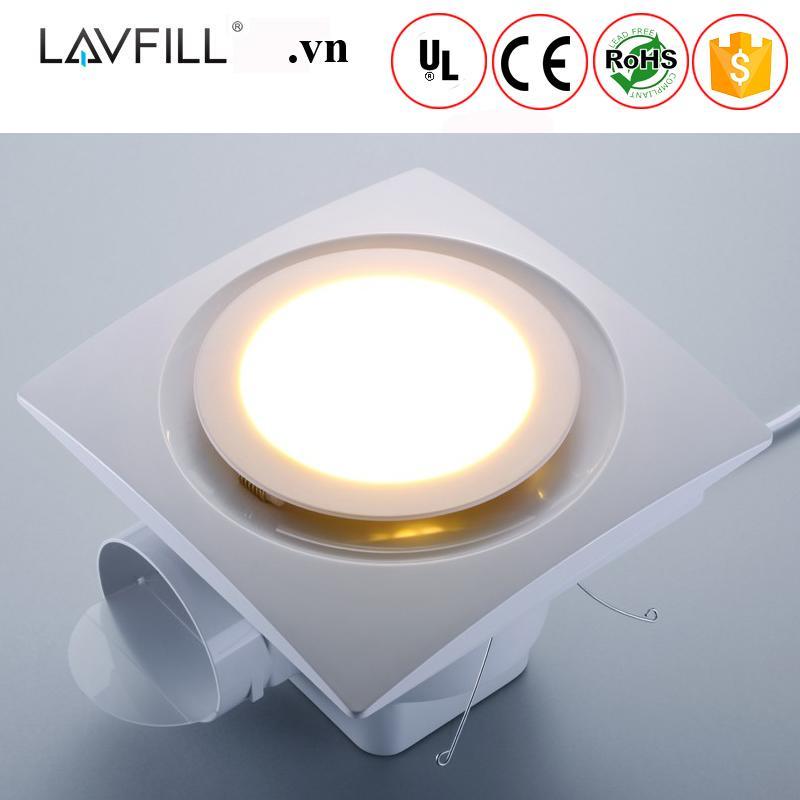 Quạt thông gió âm trần có đèn LED LAVFILL lỗ khoét 20 x 20