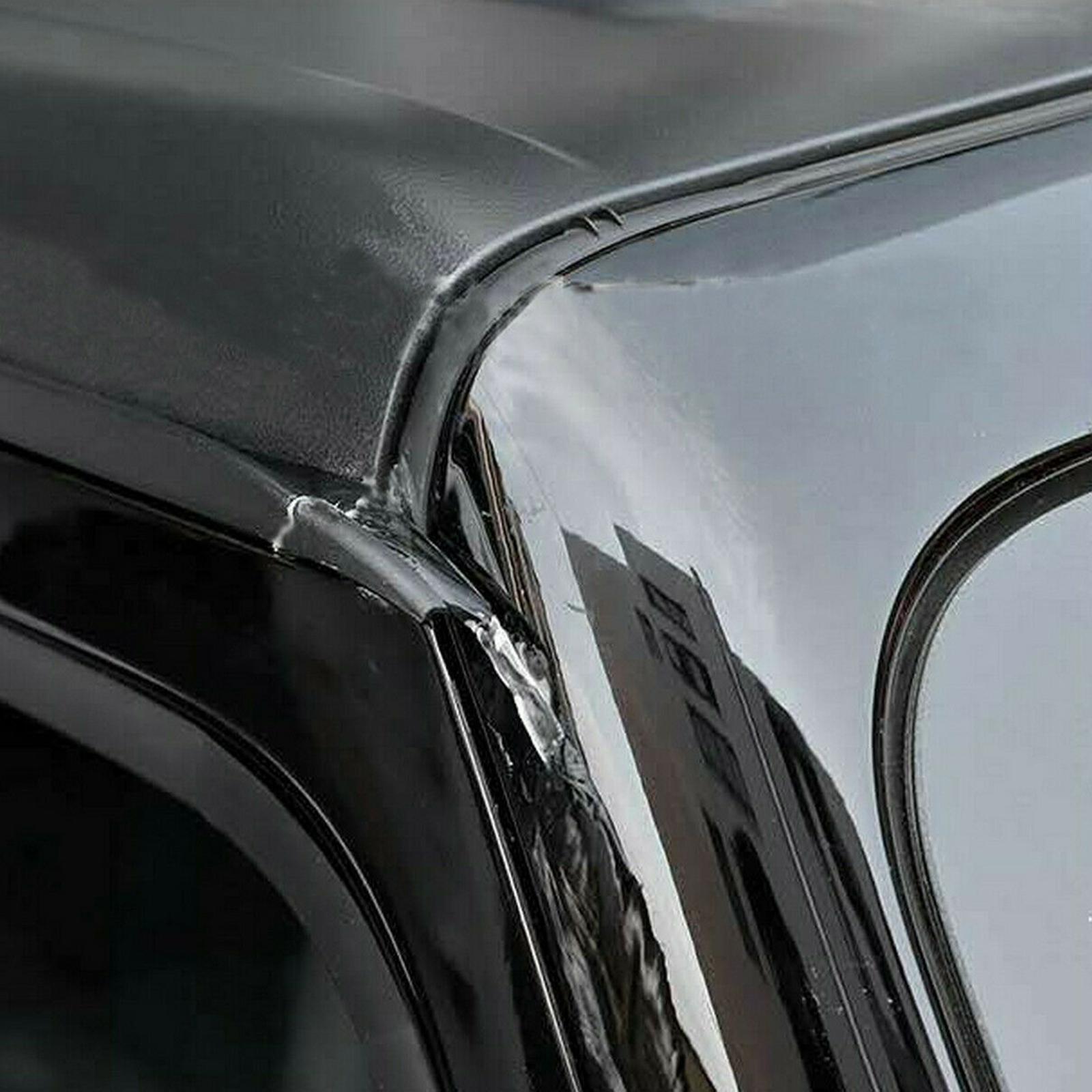 2-3pack 2x ABS Rain Gutter Extension For Jeep Wrangler JL Accessories