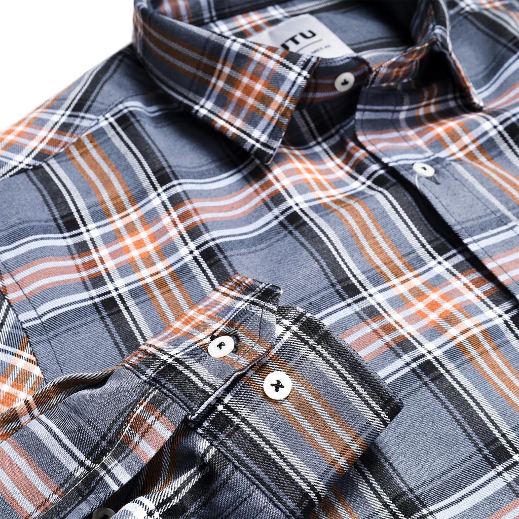 Áo Sơ Mi Flannel Caro Nam Khoác Trong và Ngoài SUTU Cao Cấp Basic Nhiều Màu Chất Vải Thoải Mái, Không Xù Lông | A3AC1S