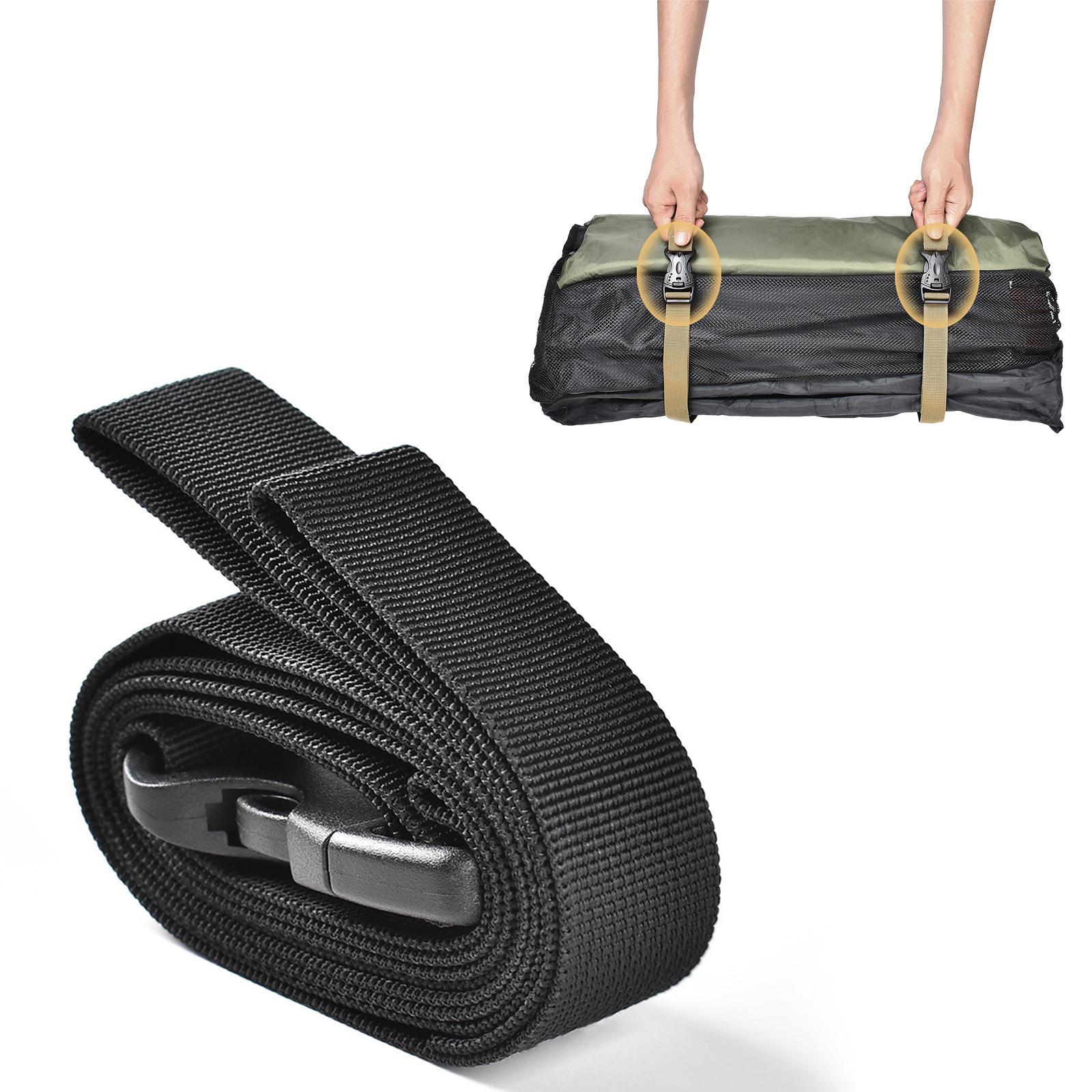 Travel Luggage Strap Suitcase Belt Portable Cargo Strap Fastening Rope Carry on Seat Belt Packing Straps for Camping Airplane Hiking Outdoor