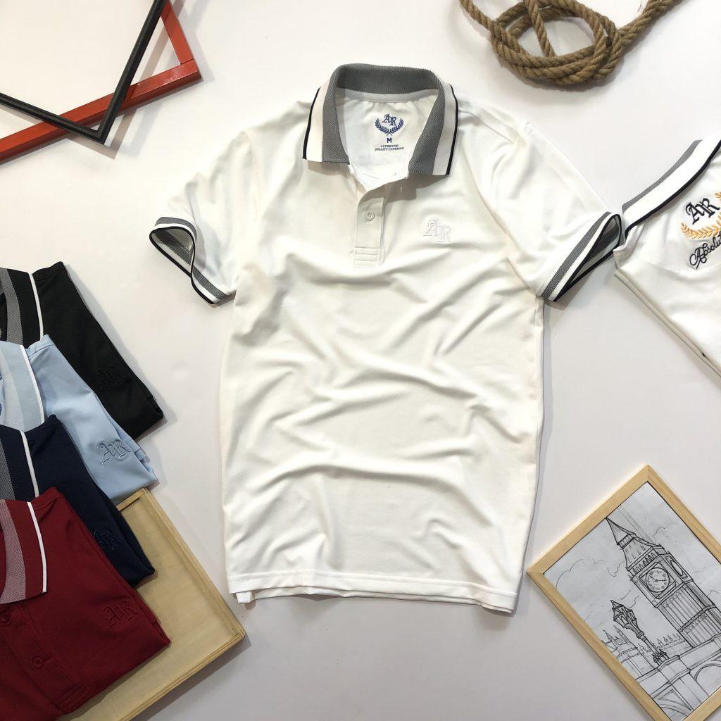Áo thun nam AR cổ bẻ