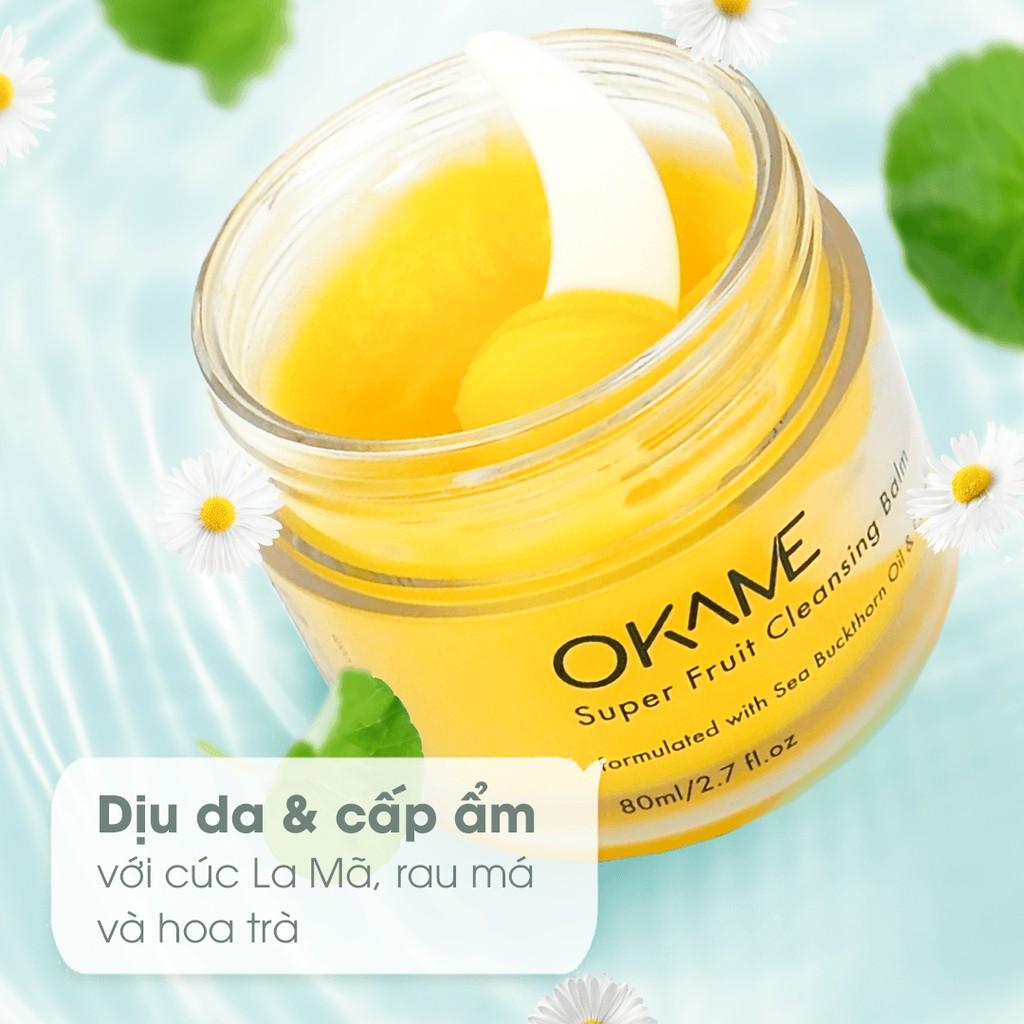 Sáp tẩy trang dễ nhũ hoá, làm sạch sâu Okame Super Fruit Cleansing Balm - 7ml