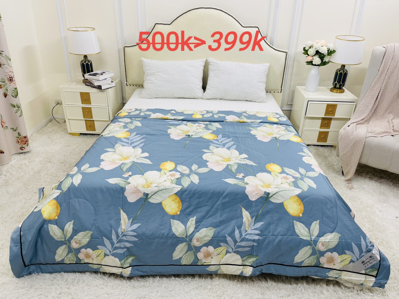 "NGÀY CỦA CHĂN LỤA HÈ" siêu Combo:Giảm 20%,mua dồn 10 cái hoàn tiền mặt 10%,bao Ship.