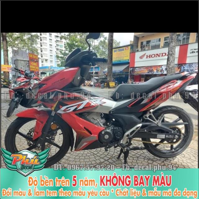 Tem rời Winner X GTr đỏ đen trắng