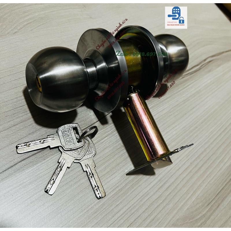 Bộ khoá tay đấm tròn cửa đi ZATA giá tốt hàng xịn