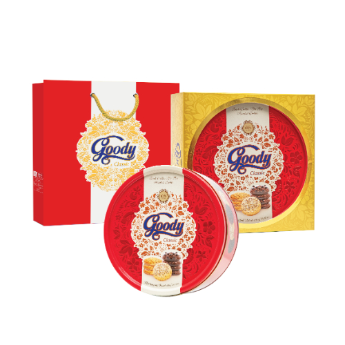 Bánh Hỗn Hợp Goody Classic Bibica hộp thiếc 420g
