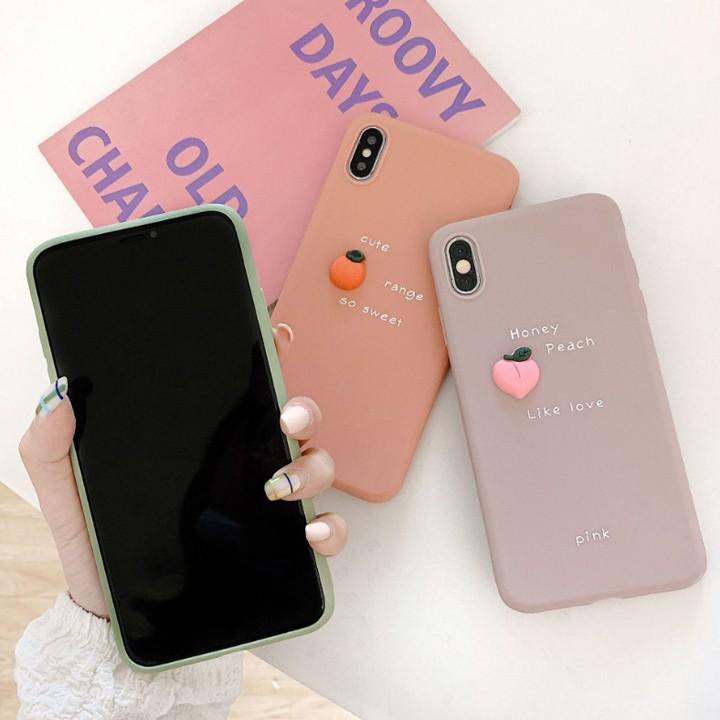 Ốp Lưng cho iPhone 6/6S/6Plus/6SPlus/7/8/7Plus/8Plus/X/XS/XSMax/11/11Pro/11ProMax Trái Cây 3D - Mã TZAC276