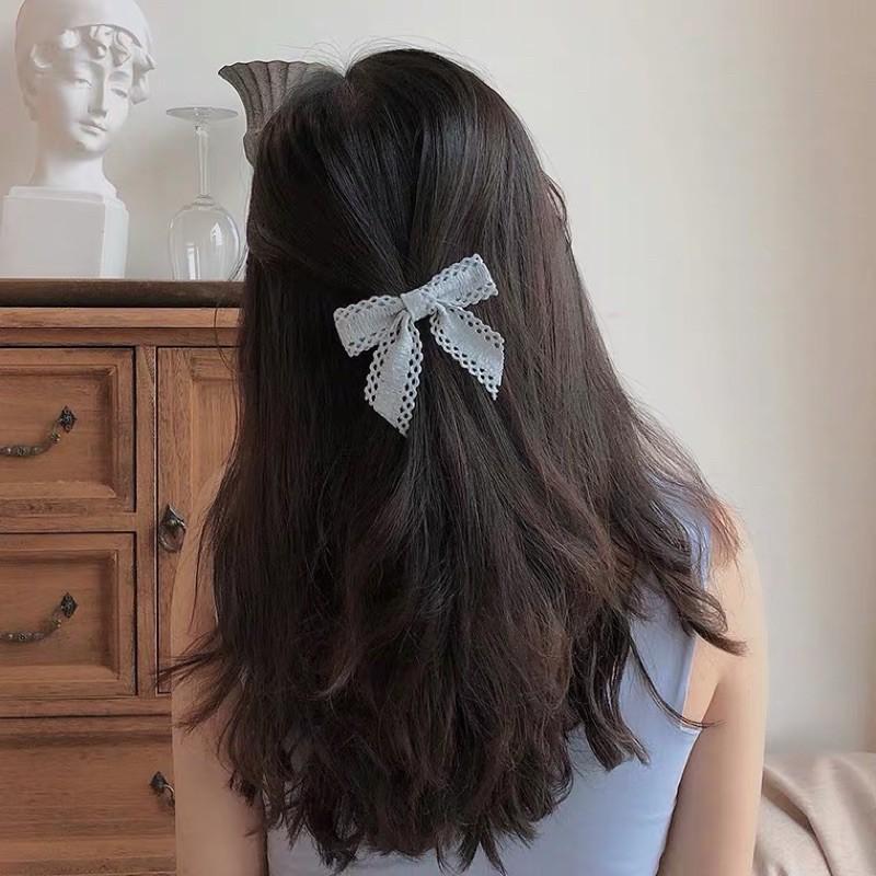 Buộc tóc nơ, cột tóc handmade xinh xắn dành cho bạn nữ N03 - tiemcuaxu