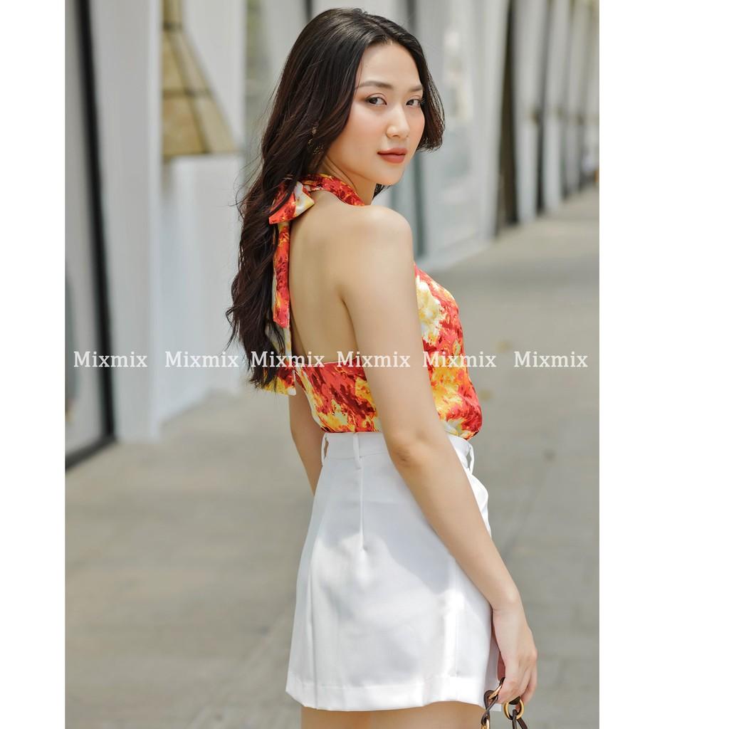 Áo cổ yếm Mia - Hàng thiết kế Mixmix - Shop tự chụp