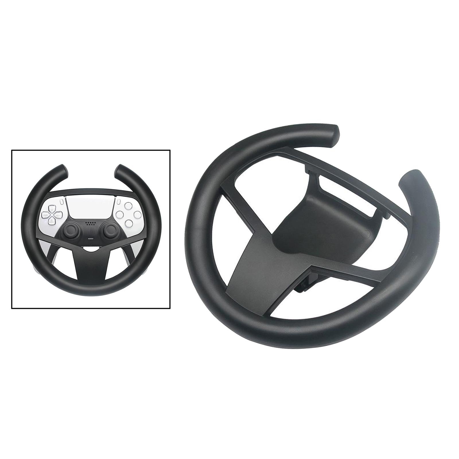 For PS5 Gamepad Holder Steering Wheel Round Racing Gaming Controller Handle