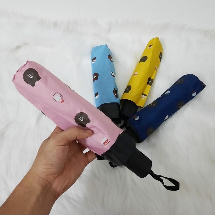 Ô Dù - Ô Gấp Gọn Hình Gấu BROWN Siêu Xinh