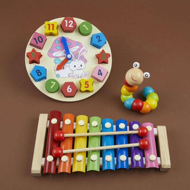 Combo 3 4 6 7 món đồ chơi gỗ phát triển trí tuệ tiết kiệm và hữu ích cho bé - Đồ chơi gỗ thông minh
