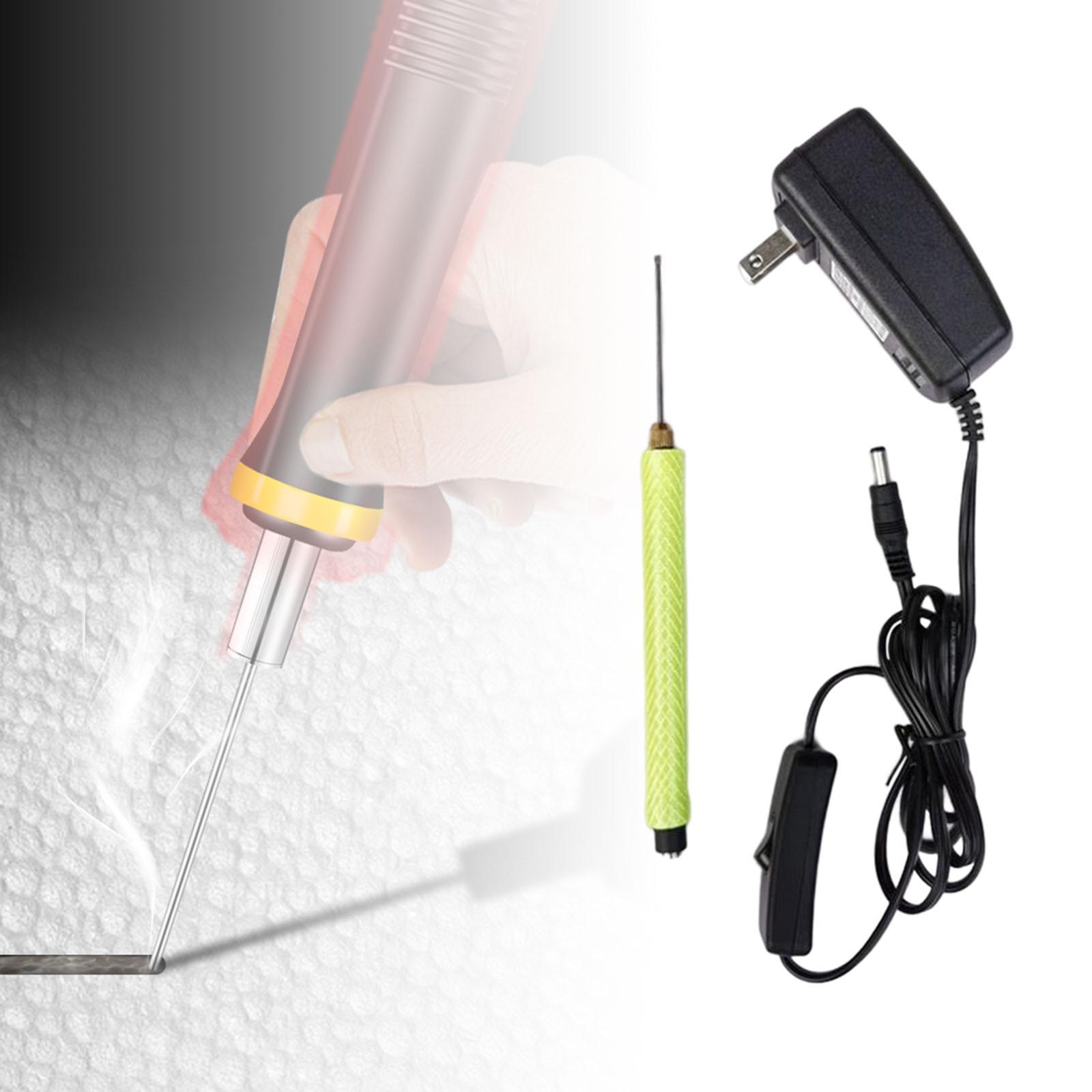 Foam Cutter  Adapter US Adapter Comfortable Craft Ergonomic Handle Non Slip Power Switch Hot Wire Foam Cutter for Foam Pearl Cotton