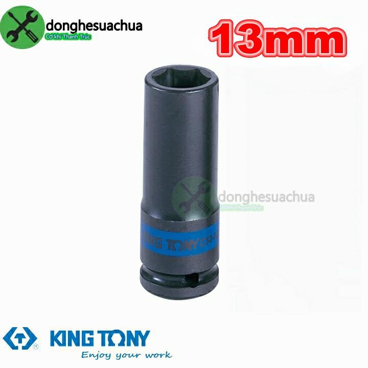 Tuýp 13mm đen dài 80mm Kingtony 443513M loại 1/2 6 cạnh