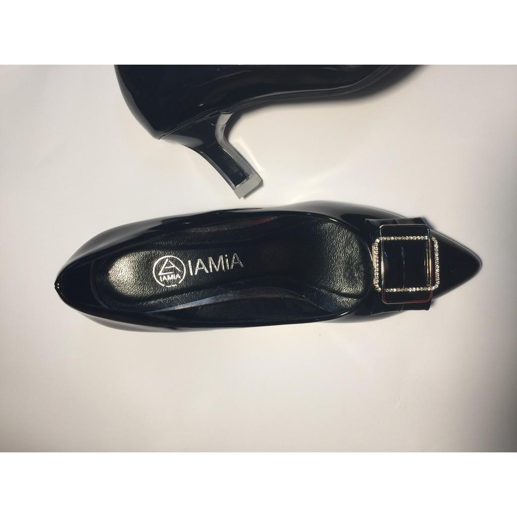 Giày Cao Gót Da Bóng