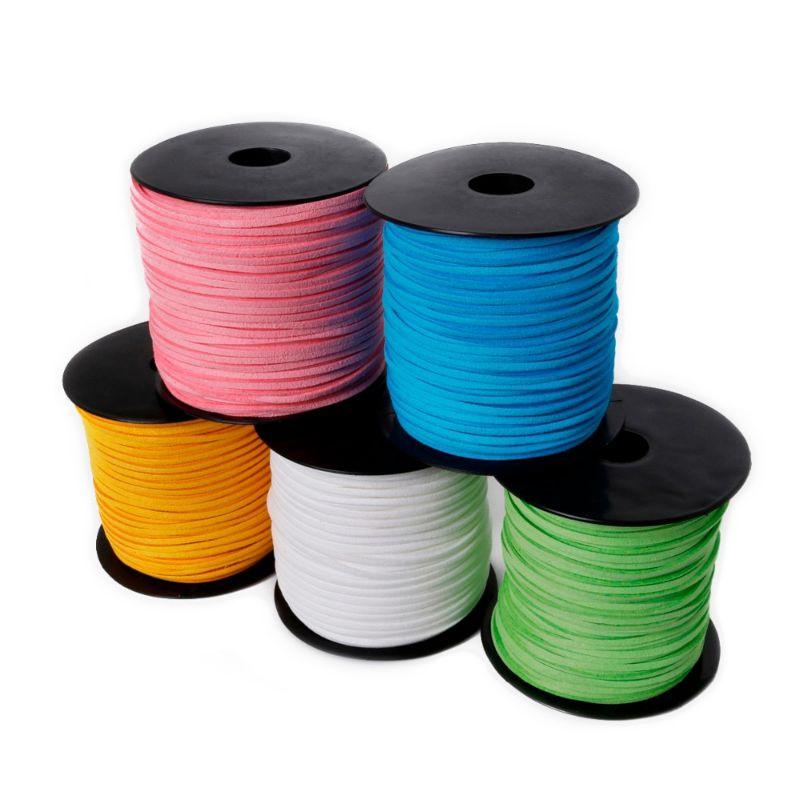10 mét Dây da lộn 3mm tết vòng tay