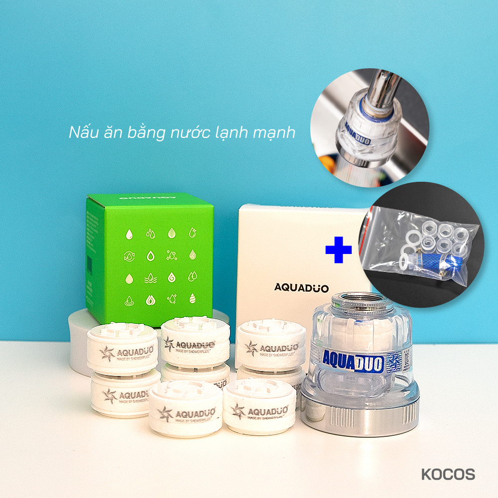 Combo Vòi rửa chén + 8 Thanh lọc nước AquaDuo SF-1000B