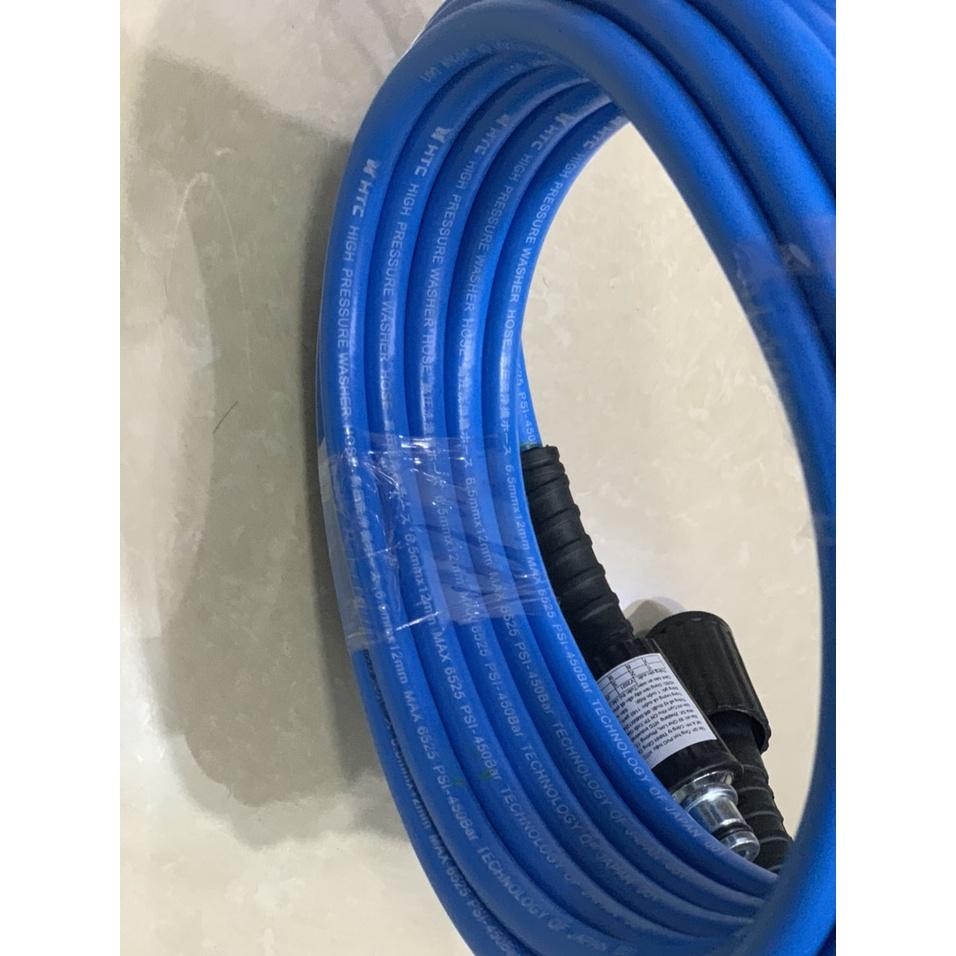 Dây xịt rửa xe HIỆU HTC LOẠI 20M,HTC6512-20W2 từ nhựa PVC áp lực cao 450 bar,ĐK 6.5*12mm