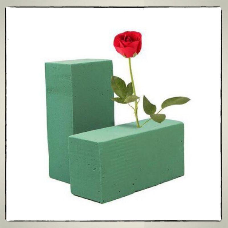 Xốp cắm hoa màu xanh hình chữ nhật 10,5 * 23 * 7,6cm