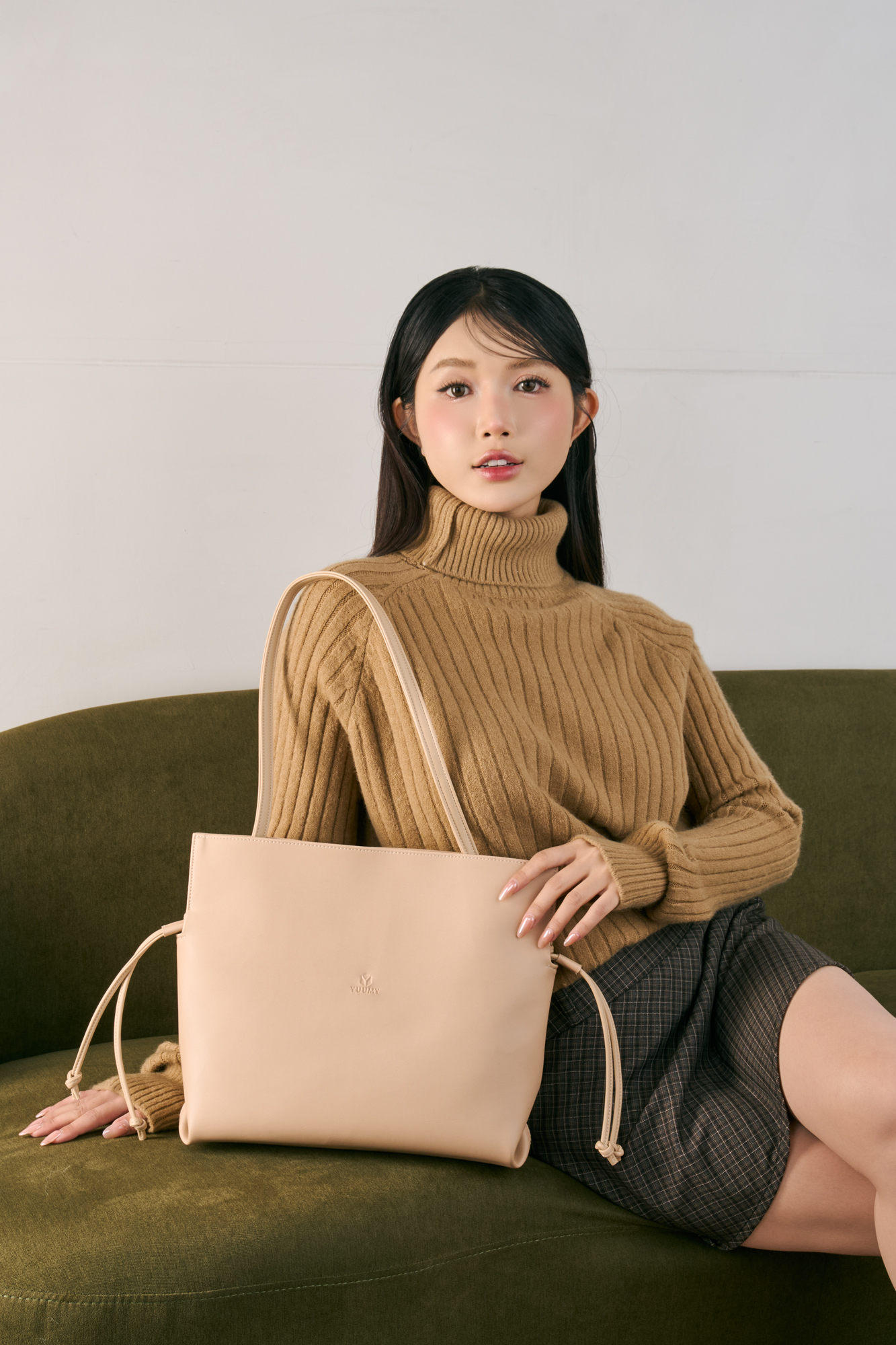 Túi Yuumy ( Thời trang nữ dáng vuông size 33 - Túi xách da Seasand YTX75 )